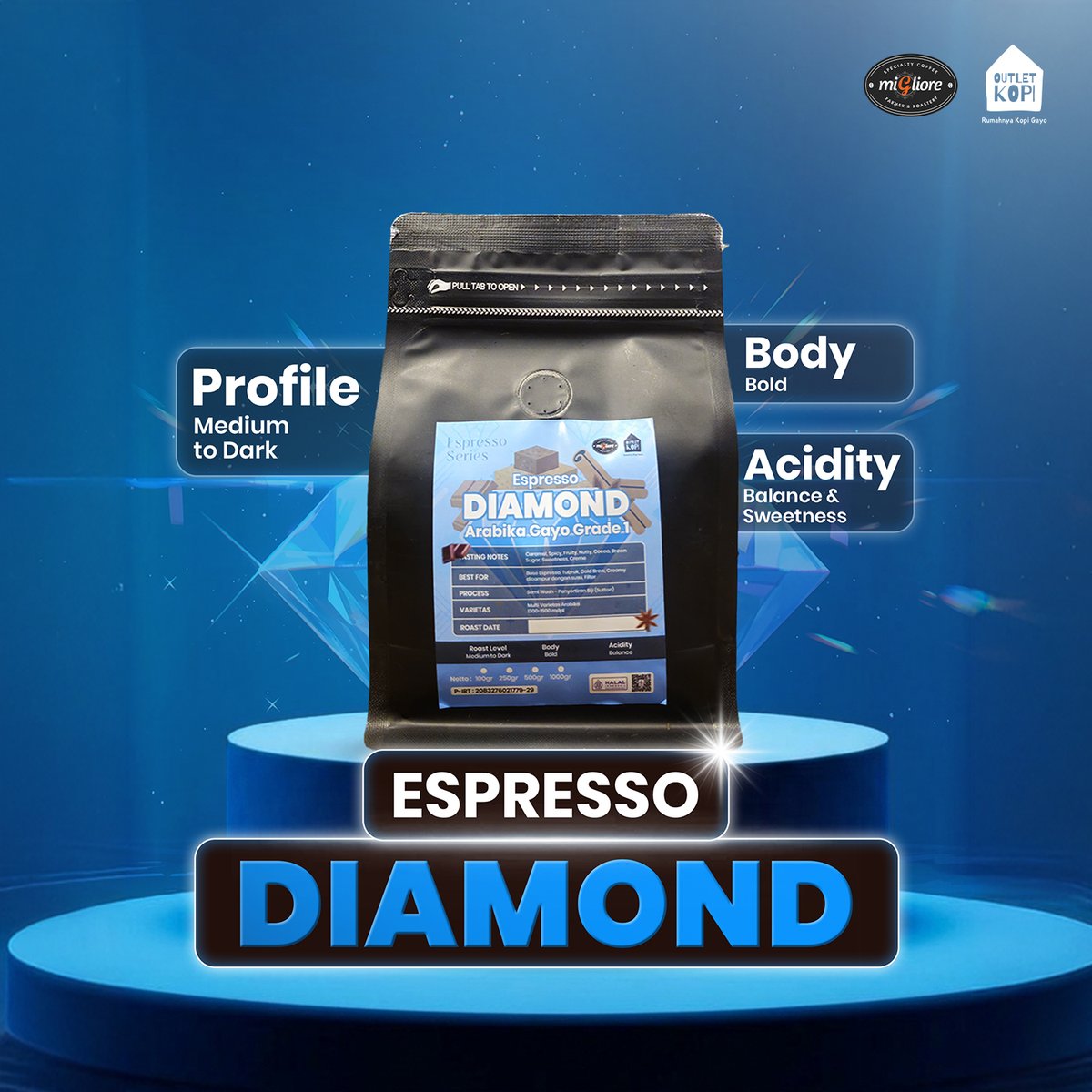 Arabika Gayo Espresso Diamond